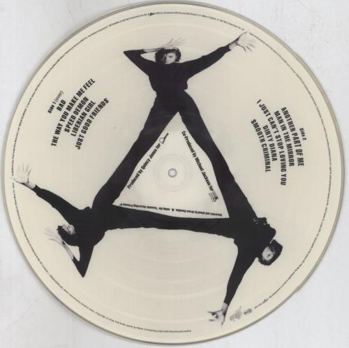 Michael Jackson Bad - Original Issue UK picture disc LP